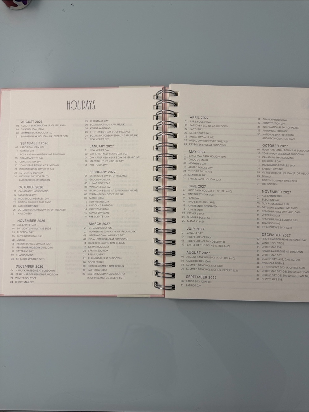 NWT Rae Dunn 18-Month Planner - Picture 4 of 7
